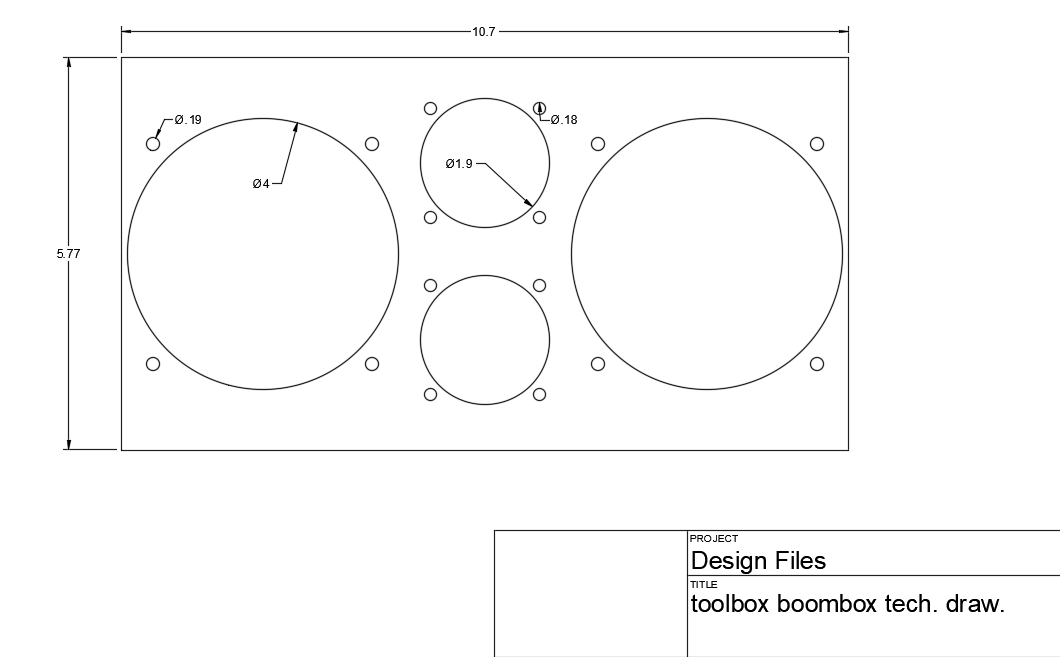 Boombox Toolbox Build Sheet