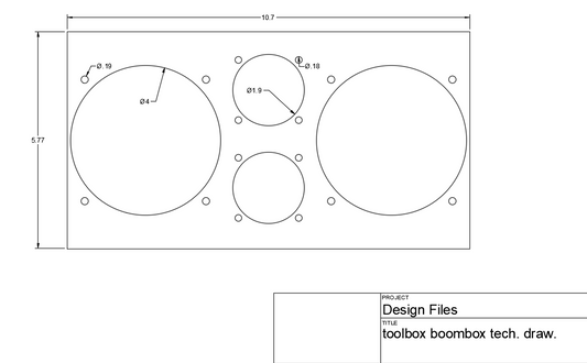 Boombox Toolbox Build Sheet